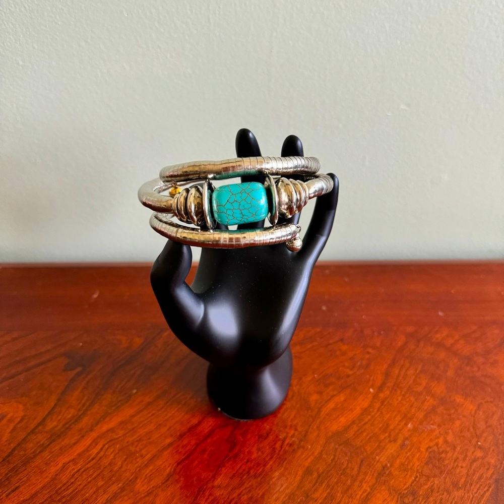 Bracelet/Choker Necklace with Turquoise howlite